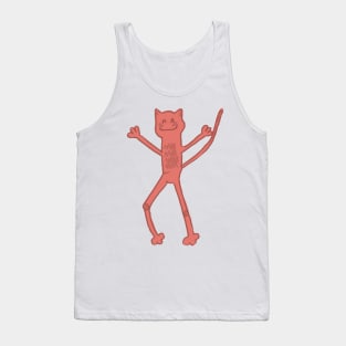 L O N G Happy Cat Tank Top